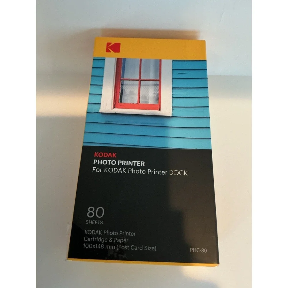 KODAK Dock Photo Printer Cartridge Refill 80 Sheets Of Photo Paper NEW Open Box